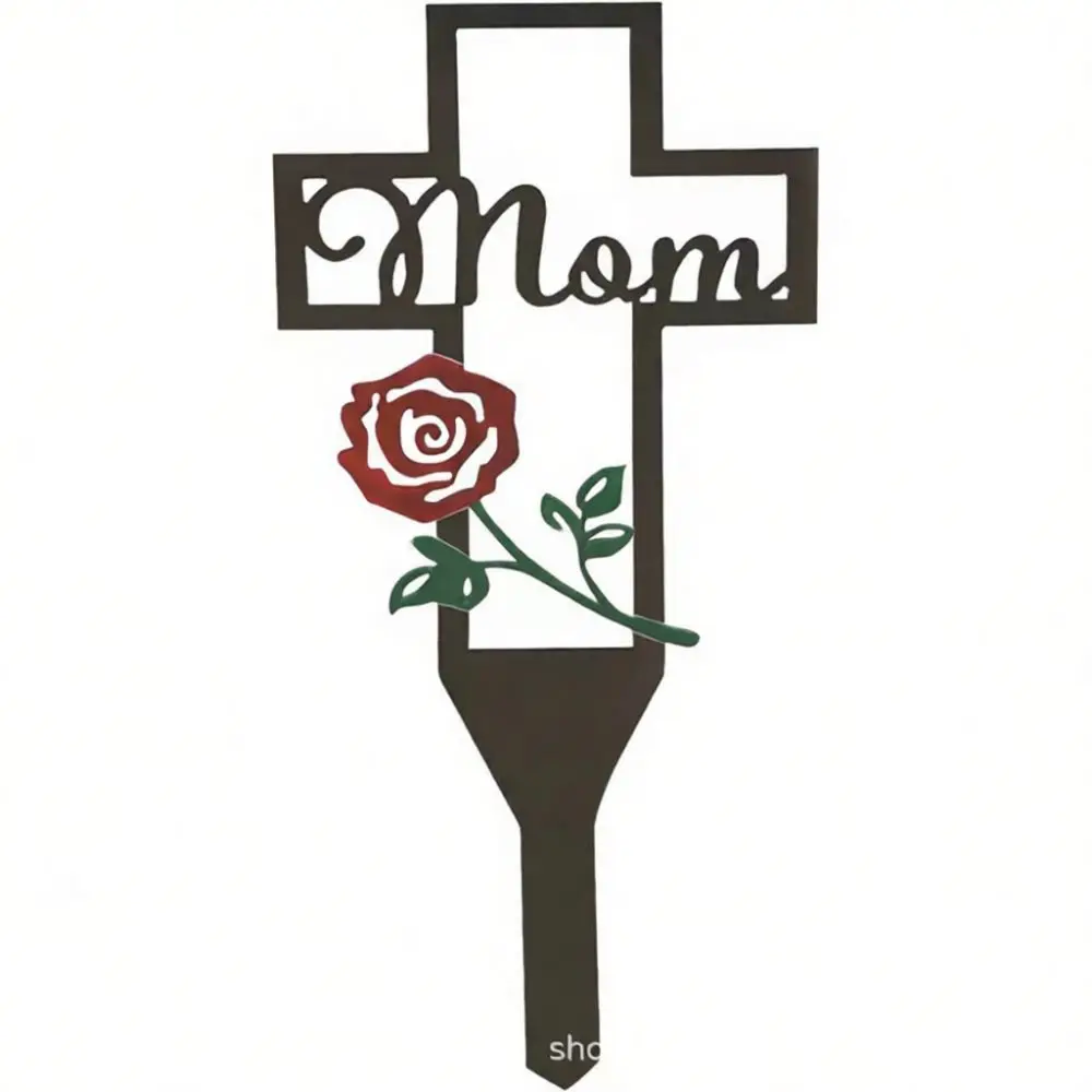 Halloween Iron Art Stake Metal Garden Decor Outdoor Grave Marker Yard Ornament Personalized Plaque Sign Decoration