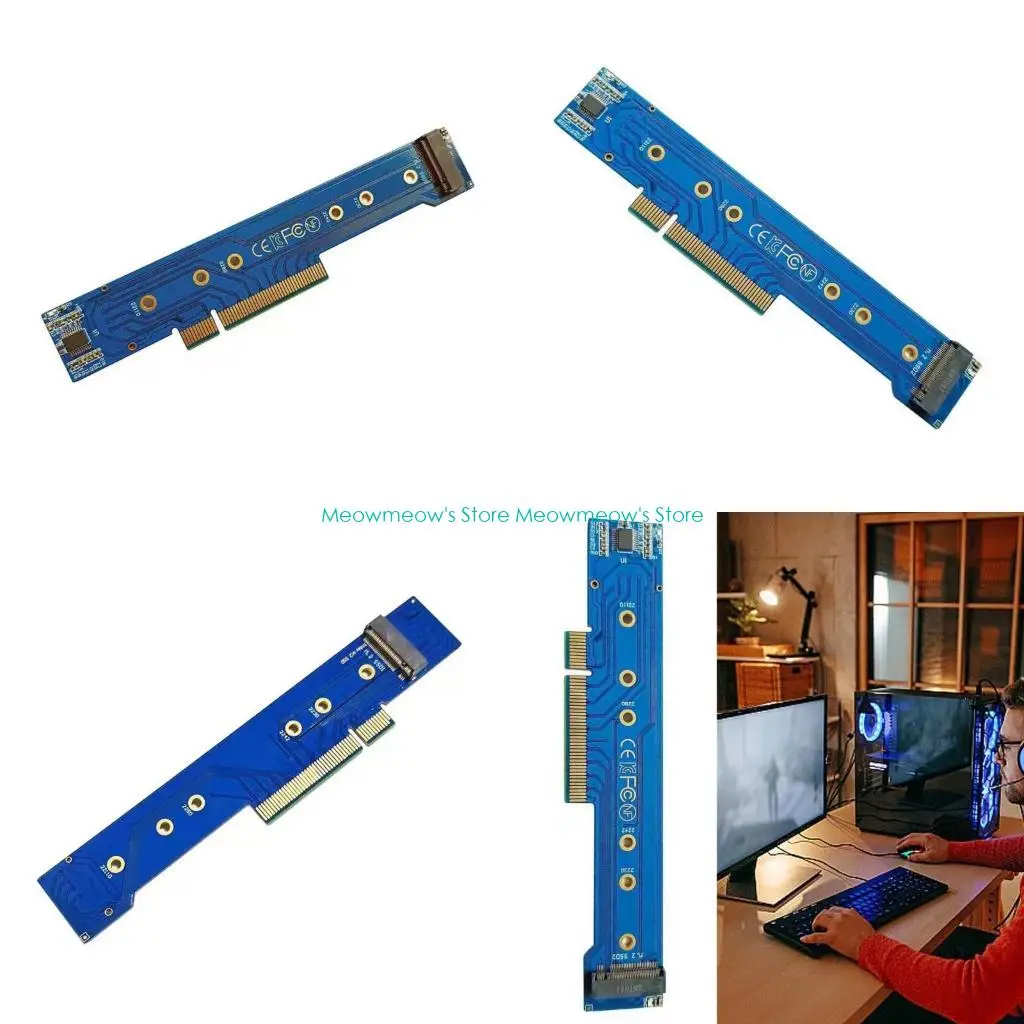 

W91a Quick Setups Adapter PCIE до 2 NVME M.2 NGFF SSD -преобразователь усиливает 1U шасси с дополнительной поддержкой PCIE