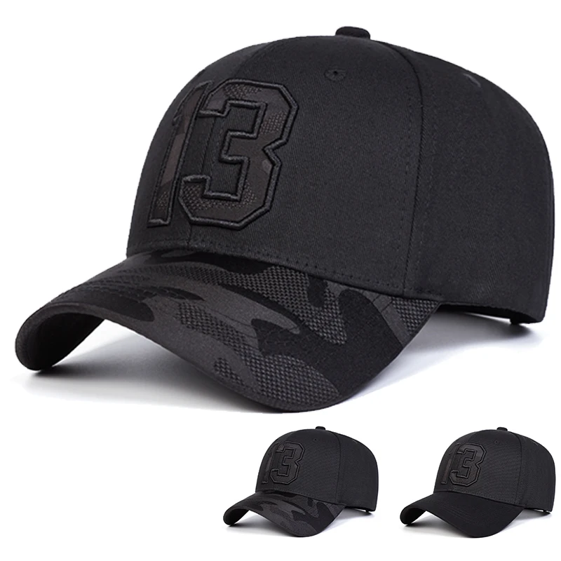 Unisex 13 Embroidery Baseball Caps Spring Autumn Outdoor Adj