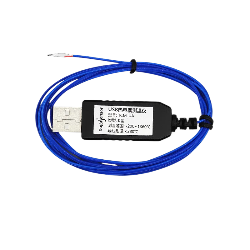 USB Single Channel Multi-channel K-type Thermocouple Thermometer Records Temperature Data