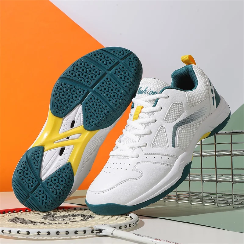 New Unisex Professional Badminton Sneakers Anti-slip Shock Absorption Ankle Support Indoor Volleyball Table Tennis Sport Shoes