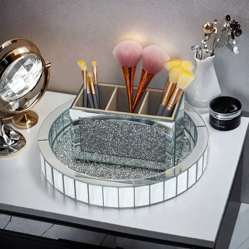 

Rotating Cosmetics Storage Box Premium Light Luxury Desktop Skin Care Products