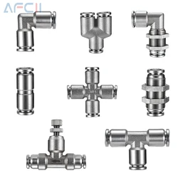 304 Stainless Steel Pneumatic Hose Fitting 14/16mm Quality Metal Quick Release High Pressure Temperture Fitting Pipe Connector
