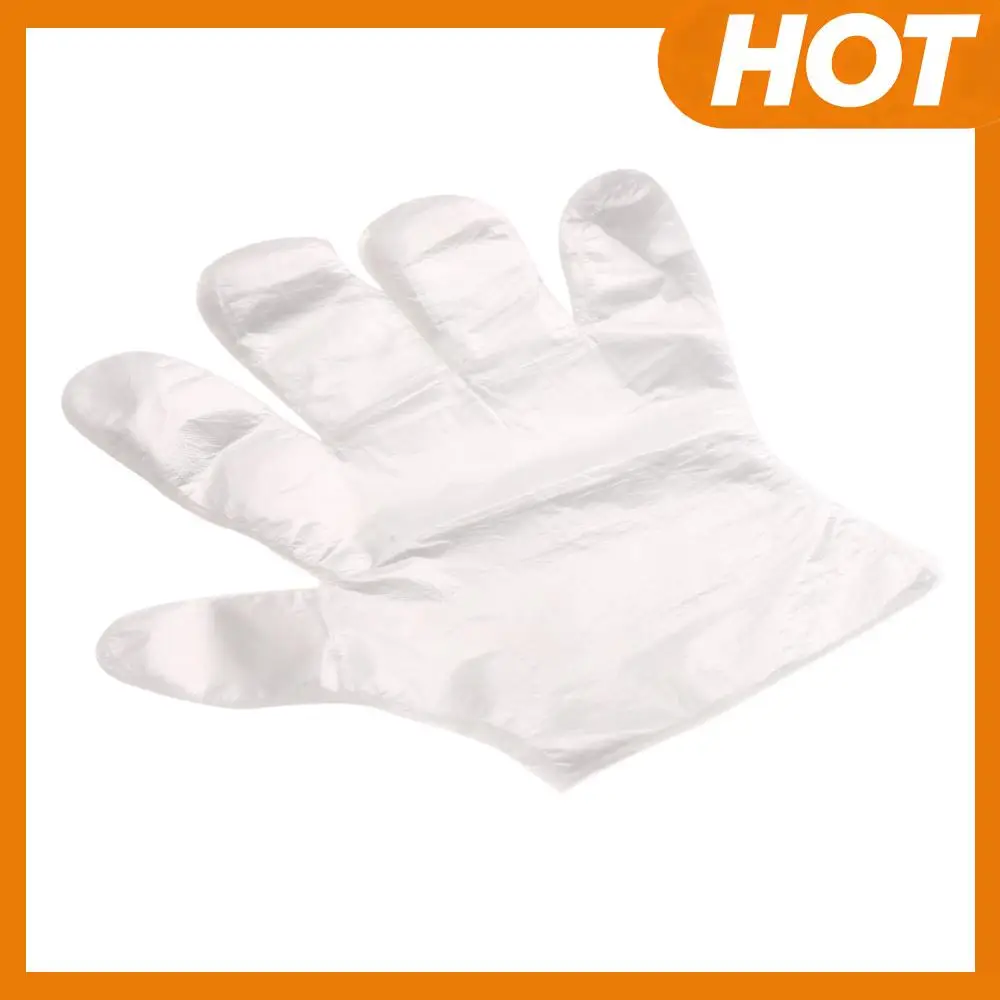 

100 шт. одноразовых пластиковых перчаток для работы с сырым мясом в ресторанах и отелях