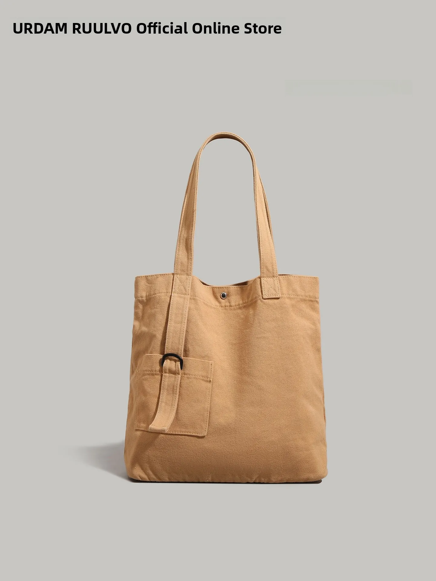 

UR Simple Retro Canvas Bag Women's Large Capaci Student Class Commuter Bag Faionable All-Match Handbag Tote Bag