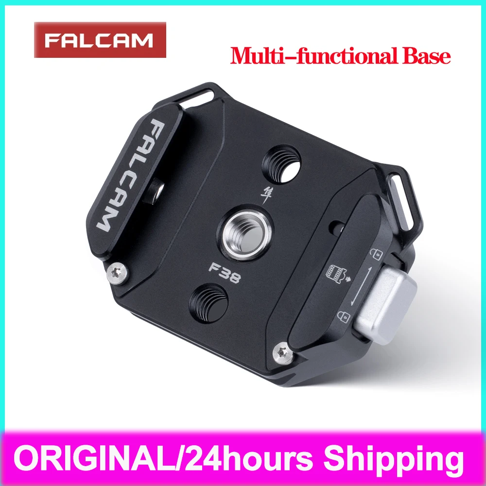 FALCAM F38 Quick Release Multifunktionsbasis F38B4406 mit 1/4 3/8 Gewinde Anti-Miscontact-Design für F38 Quick Release-System
