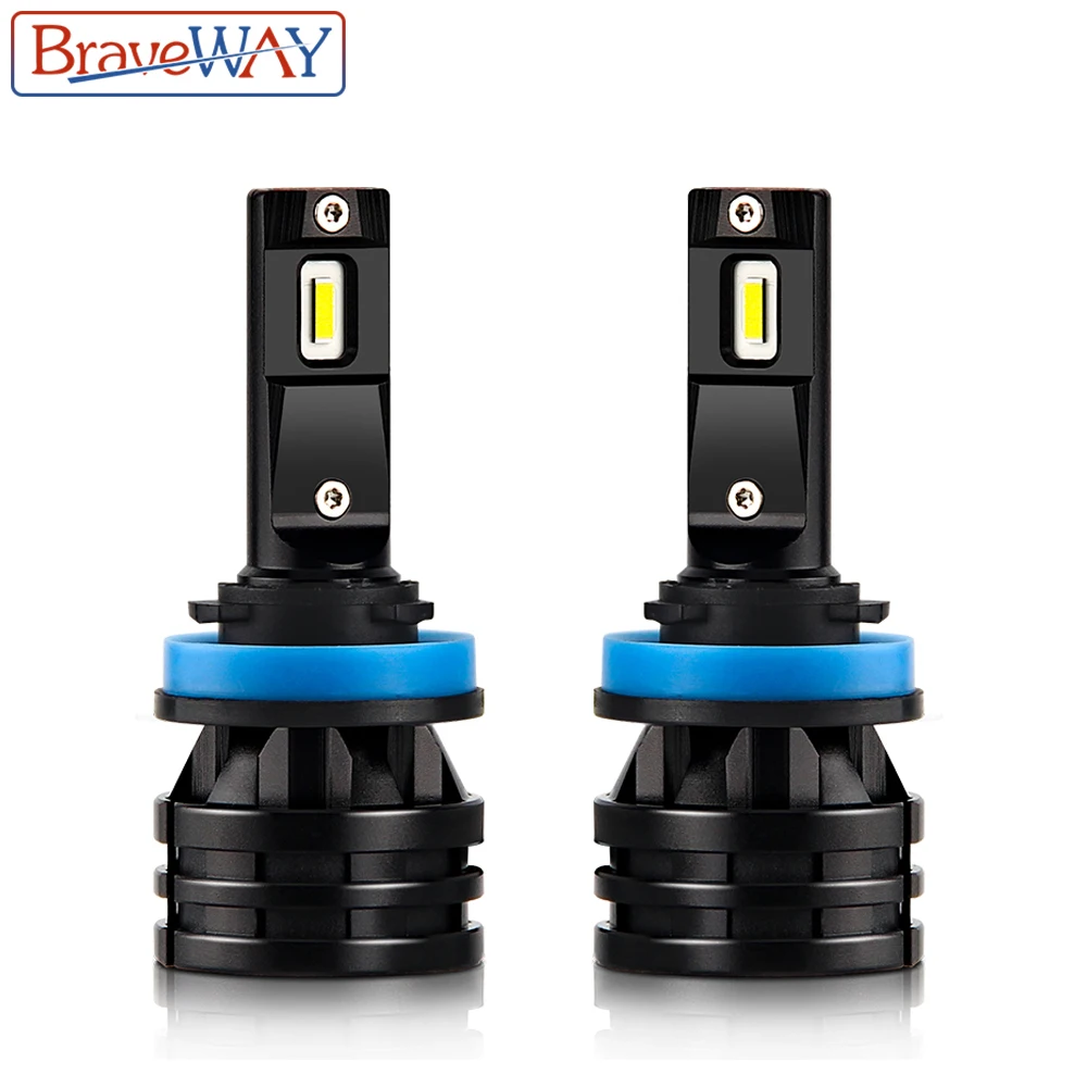 BraveWAY Car LED Light Bulbs 16000LM H1 H7 H8 H11 LED Atuo Lamp for Car Headlight Bulb Fog Light