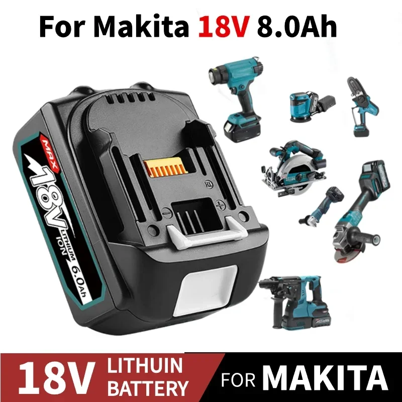 

Latest Upgraded BL1860 Rechargeable Battery 18 V 6000mAh Lithium for Makita 18V Battery BL1840 BL1850 BL1830 BL1860B LXT 400