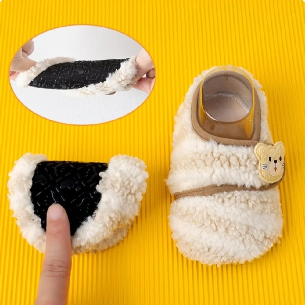 شباشب أطفال ناعمة ودافئة جديدة مضادة للانزلاق أحذية مشي للأطفال أحذية جورب أرضية شتوية #5