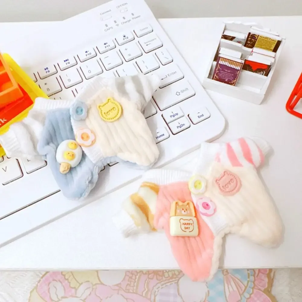 

10 см кукольная одежда подарок игровой домик синяя розовая футболка и штаны комплект реквизит для фотосессии косплей кукла ползающий костюм хлопковая мягкая кукла