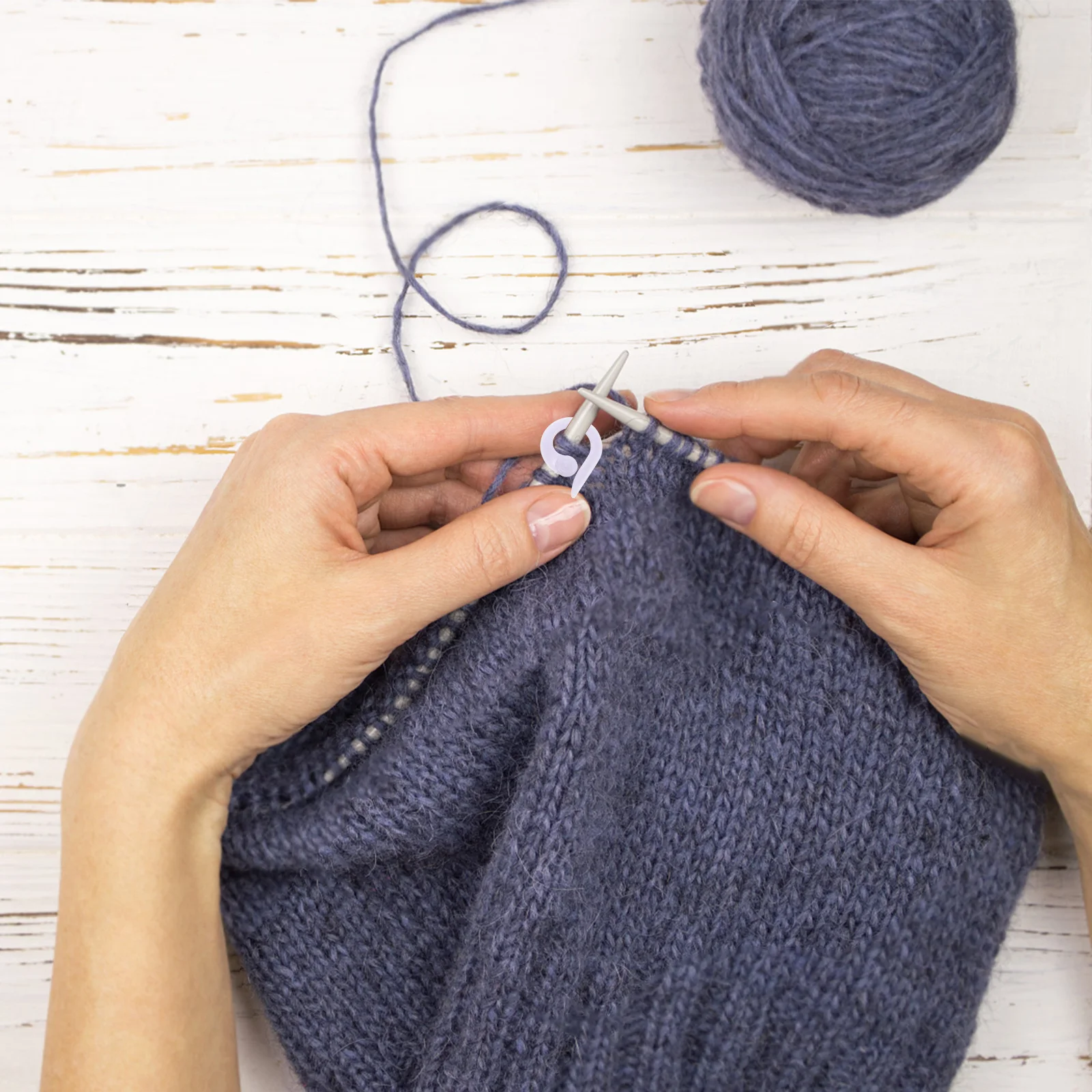 

20Pcs Knitting Stitch Markers Colorful Crochet Markers DIY Knitting Crocheting Tools Reusable Multi-Use Craft Rings