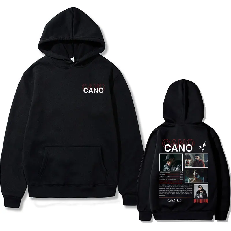 

Rapper Cano Triana Tour 2025 Hoodie Men Women Fashion Hip Hop Oversized Streetwear Unisex Vintage Casual Fleece Cotton Hoodies