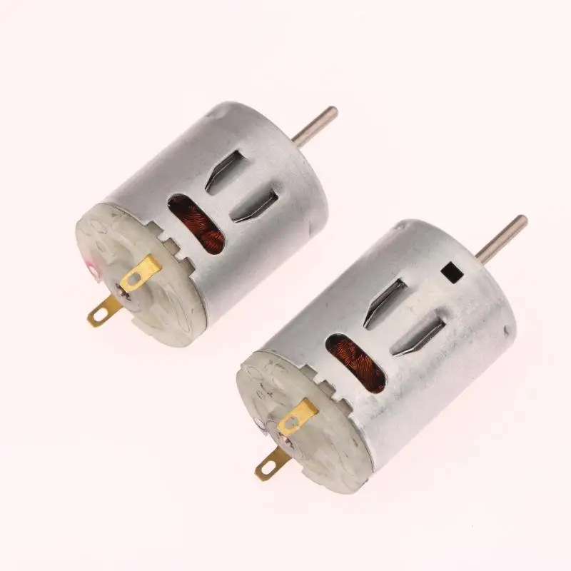 Hot Sale 1 Piece DC Motor 12V 365 385 High Speed Carbon Brush Electric Motor DIY Toy Fan Mini Micro Motor For Hair Dryer