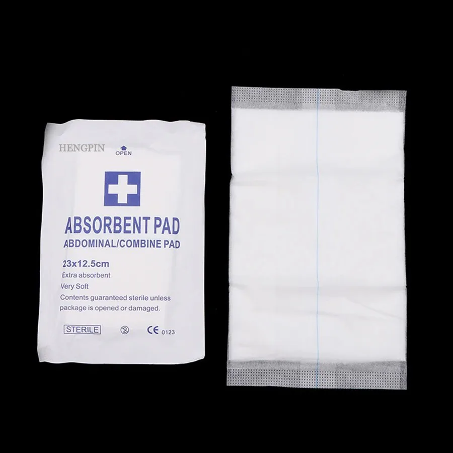 HENGPIN 5 قطعة البطن المعقمة ABD الجمع بين منصات 5 "x 9" تضميد الجروح الفرقة المعونة العناية بالجروح ضمادة للسفر في الهواء الطلق الإسعافات الأولية #3