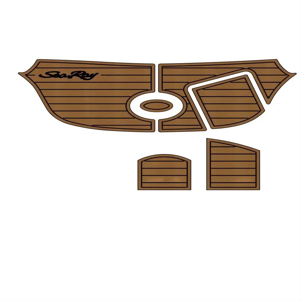 Swim Platform Pad Boat EVA Foam Faux Teak Deck Floor Mat For Sea Ray 200/220 Select