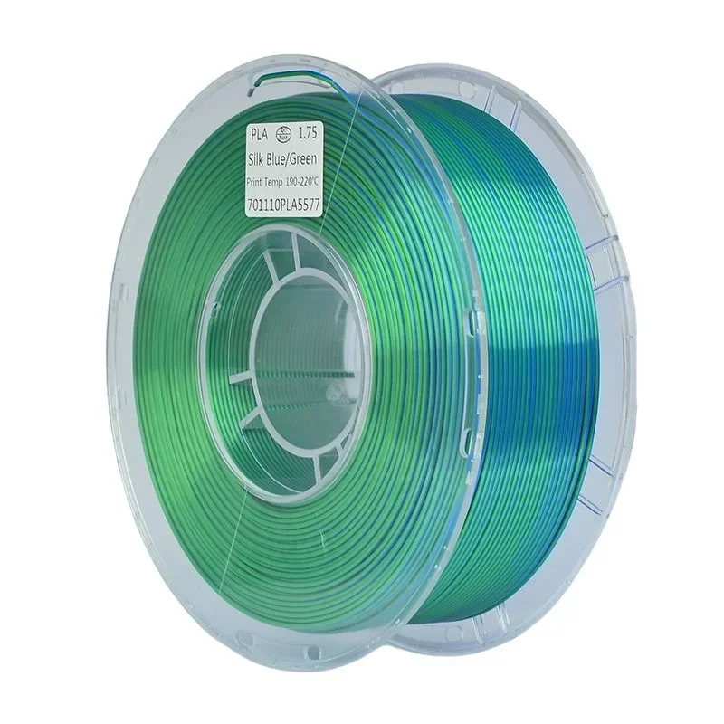 

New Product 3D Printer Filament PLA Silk Rainbow Gradient Dual/three Color 1.75mm 1kg Factory Direct Sales