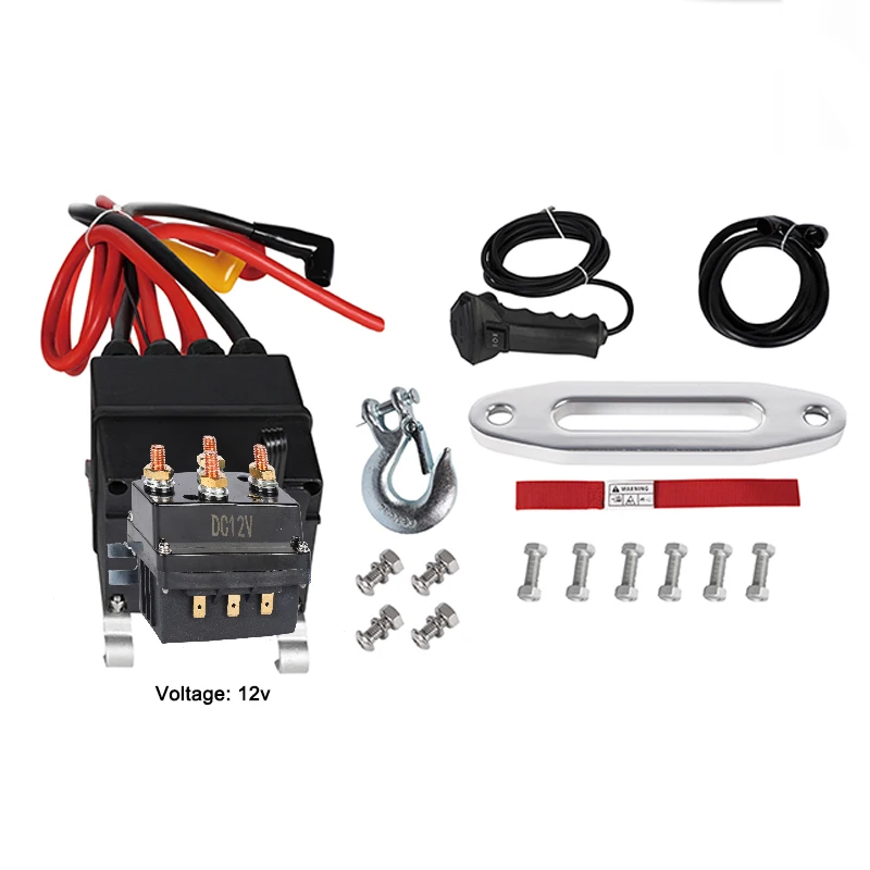 RTS Most Popular 17000lbs Electric Winch 12V Towing Boats Winches Caravans for Heavier 4x4