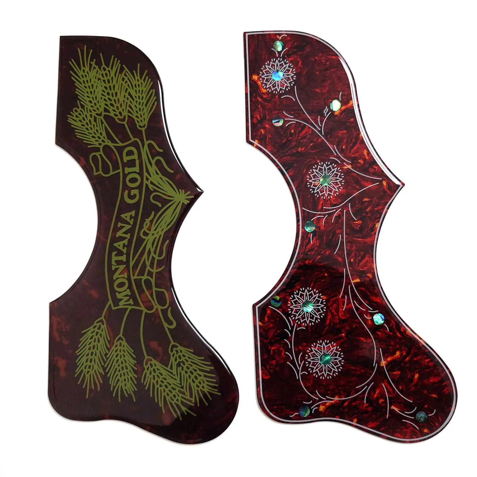 

Acoustic Guitar Pickguard J-200 SJ-200 Guitar Pick Guard , 2MM Thick Scratch Plate, Self-Adhesive Universal Fit 41-42 Inch
