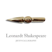 JY Calligraphy Leonardt Shakespeare Dipped Pen Nib English Roundhand Engrosser's script copperplate dip pen elasticity nib