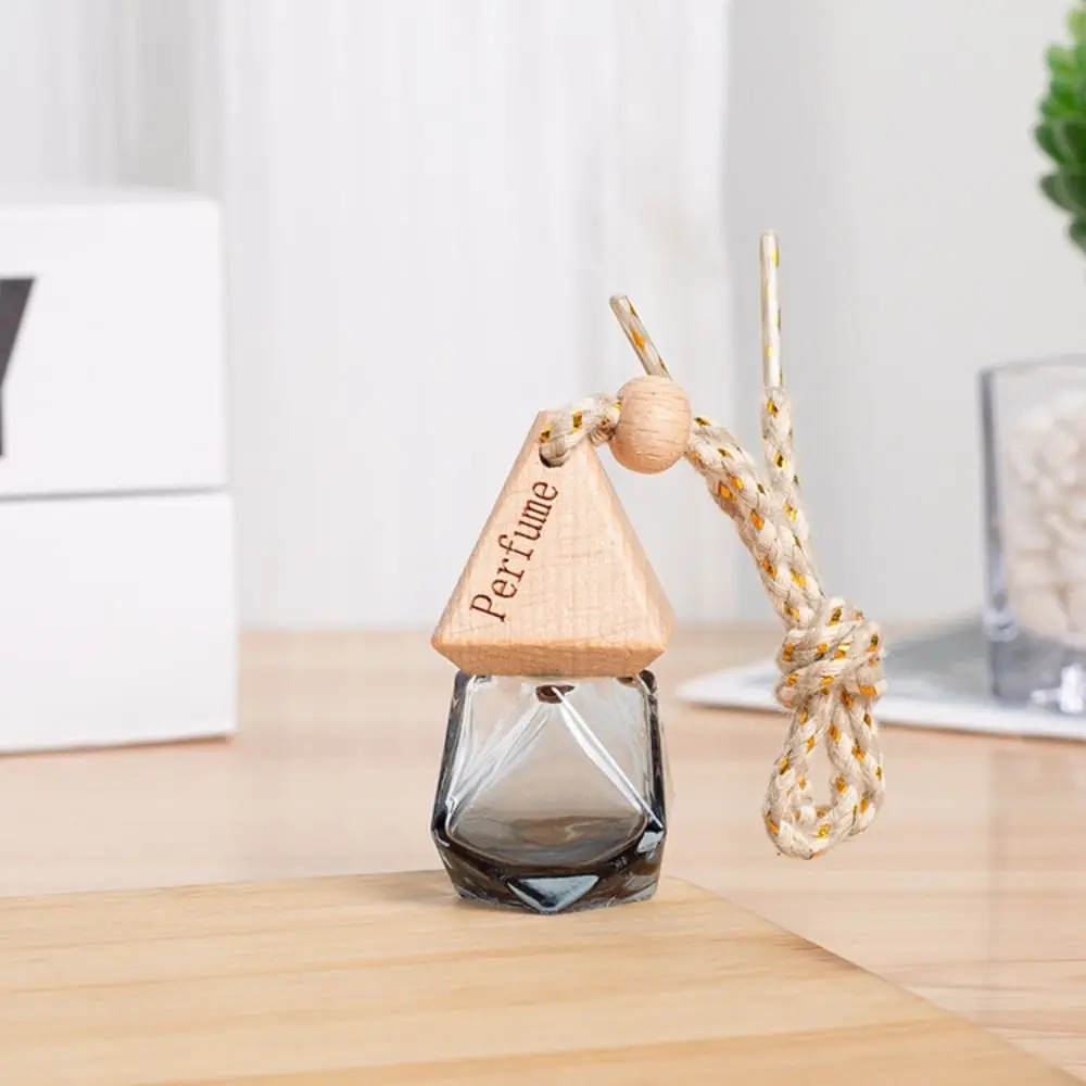 Mini Car Diffuser Bottle 8ml Refillable Hanging Car Perfume Bottle Hanging Ornament Scent Perfume Bottles