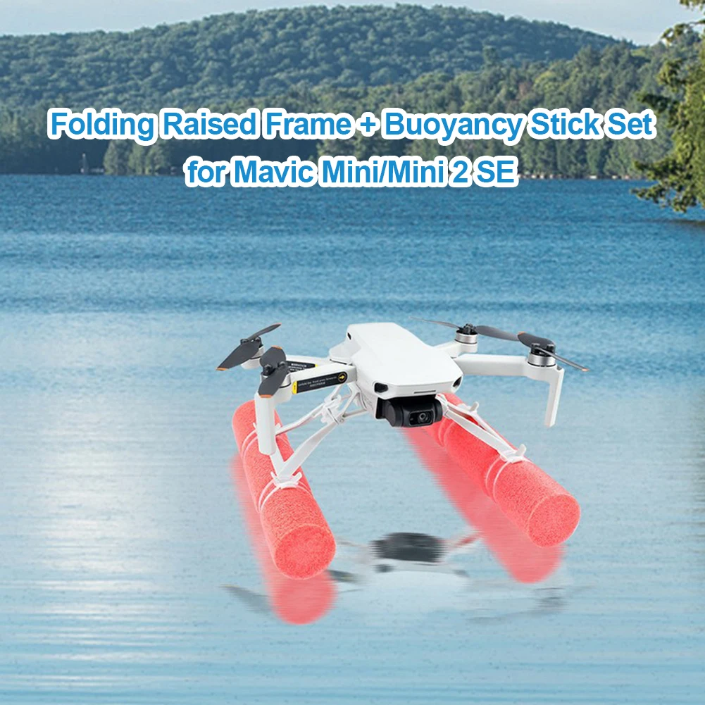 For DJI Mini/Mini 2 SE Drone Landing Skid Float Tripod Stand/Buoyancy Stick Kit