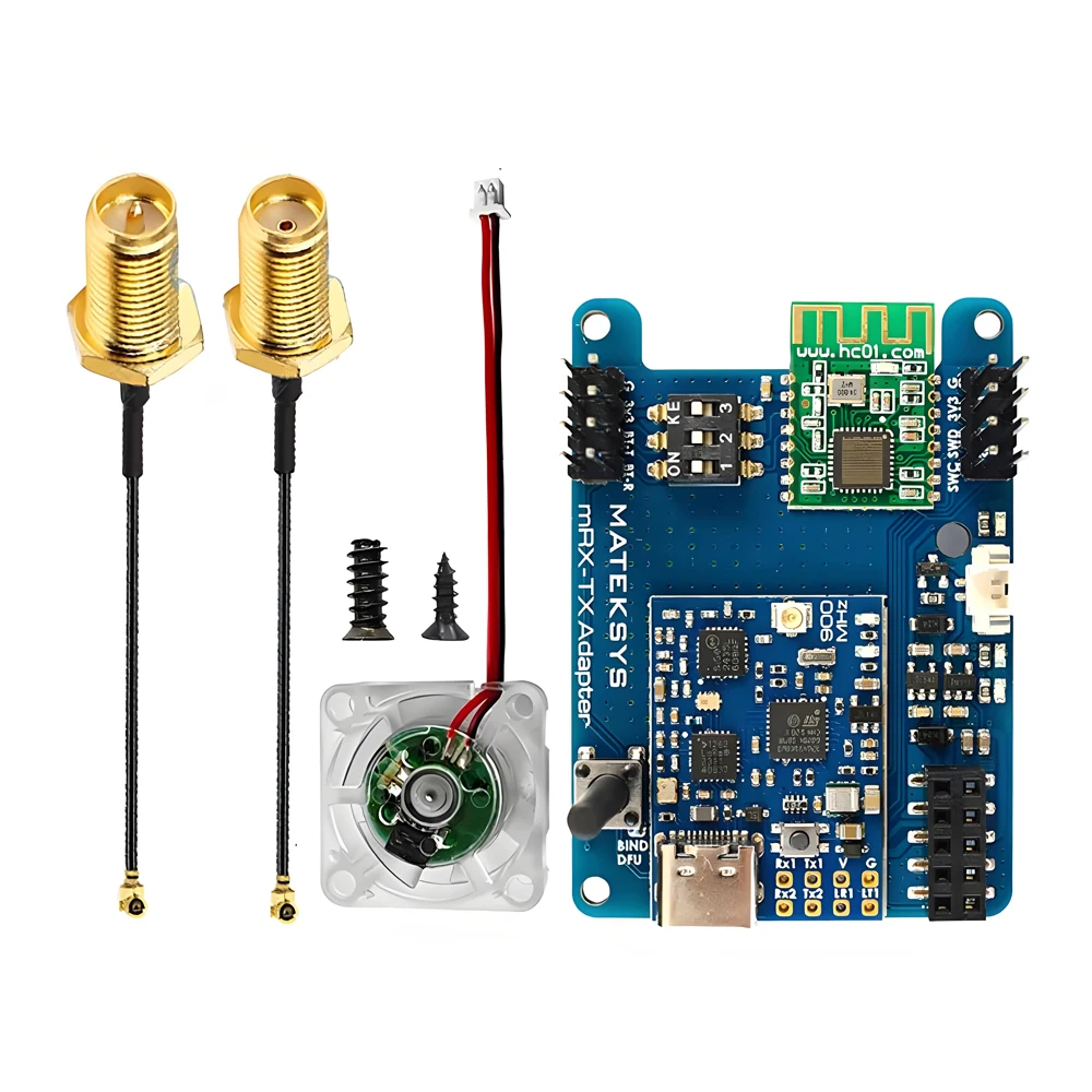 

Matek Mateksys mLRS MAVLink 2,4 ГГц mR24-30-TX/900 МГц mR900-30-TX Комплект модулей TX для FPV дрона дальнего действия