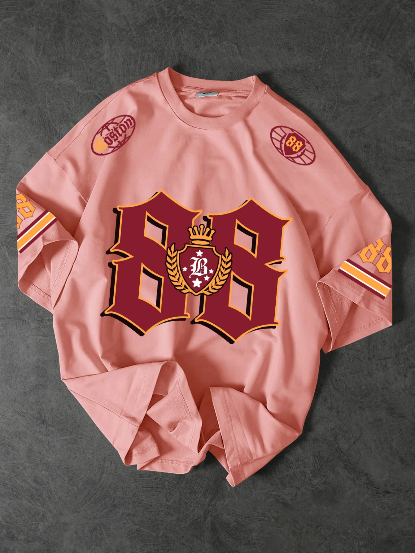Vintage Boston 88 Collegiate Streetwear Graphic T-Shirt