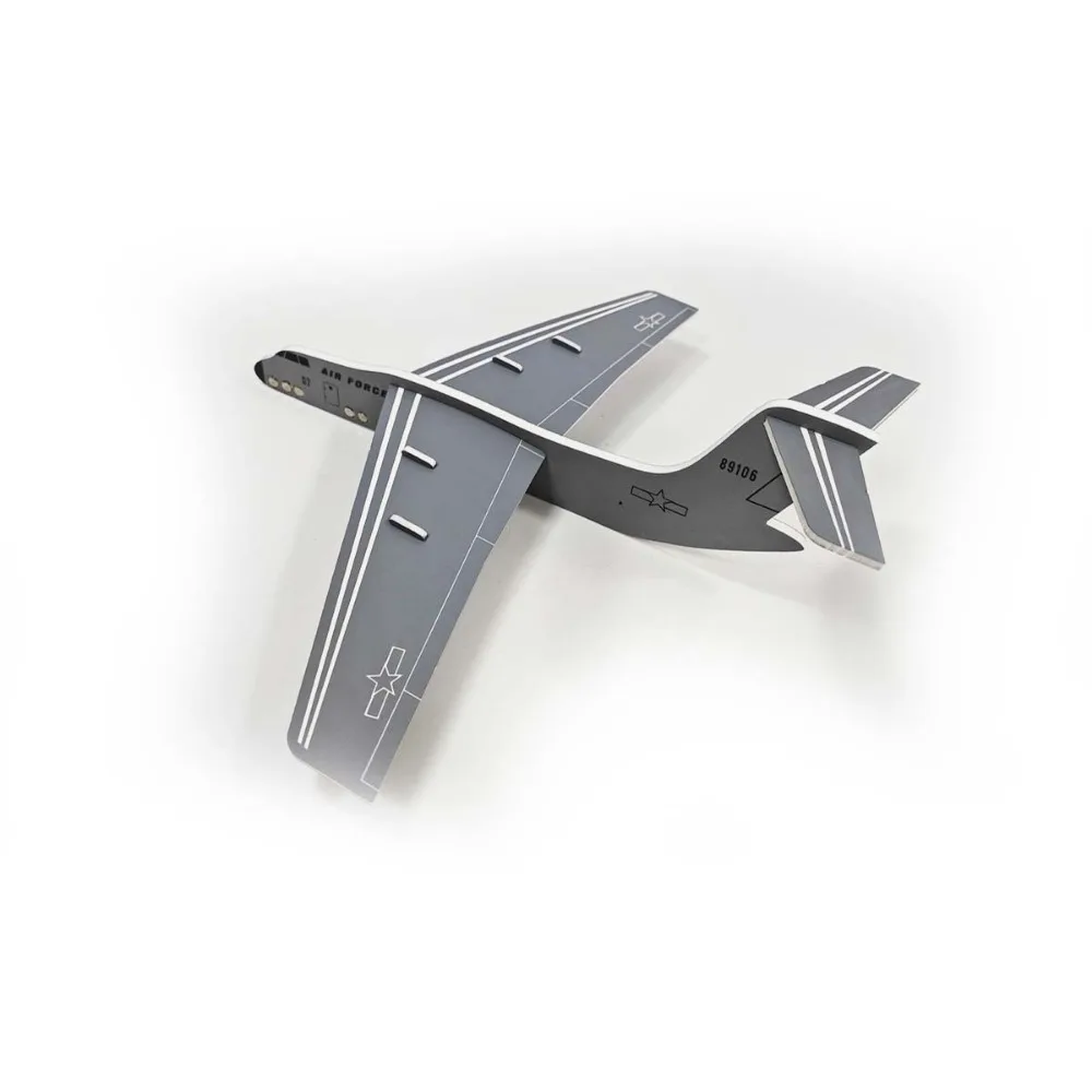 

DIY Hand Throw Powered Flying Glider Triangle Wing 26*29cm Aircraft Model Planes Outdoor Airplane Glider For Children