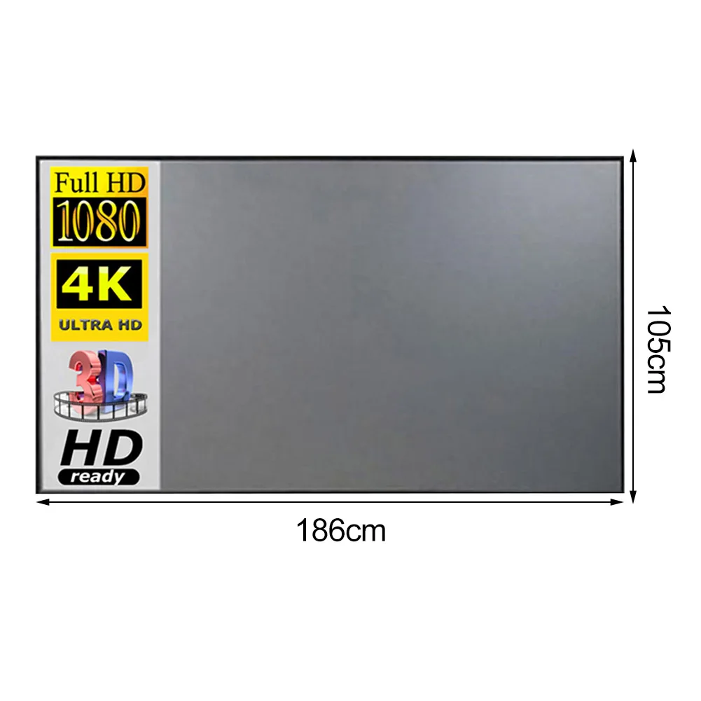 16:9 HD Anti-Falten tragbare faltbare Wand Indoor Outdoor einfach zu installieren Zubehör Projektions wand klare Bild Filme