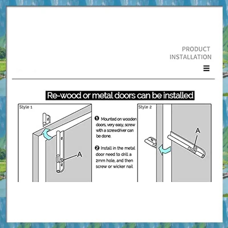 Fast Delivery- 2-Pack 4 Inch Barrels Bolt Door Latch, Matte Black 304 Stainless Steel, With Padlock Hole For Secure Locking