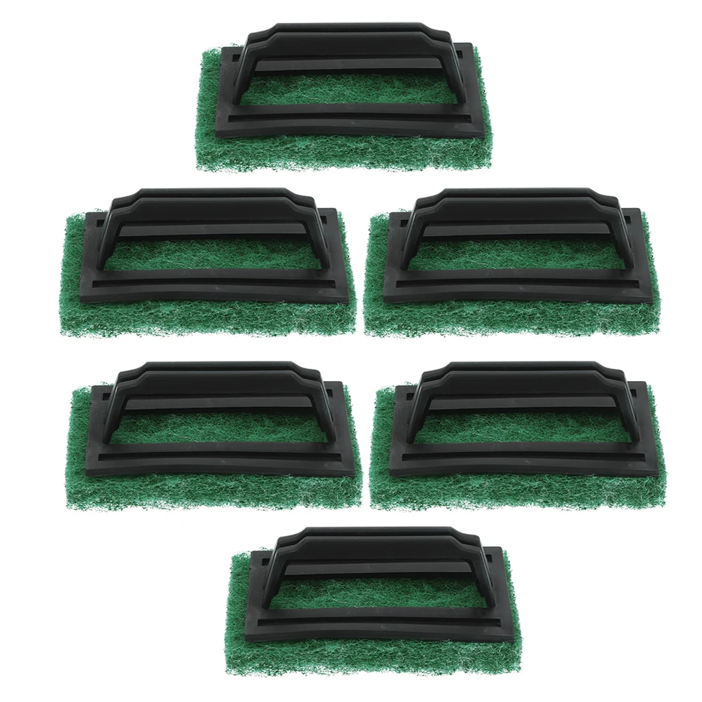 

6Pcs Screen Printing Scrub Brush Clean Pad Ink Remover Tool Heavy Duty Build Small Size Easy Storage for Office Or Home Use