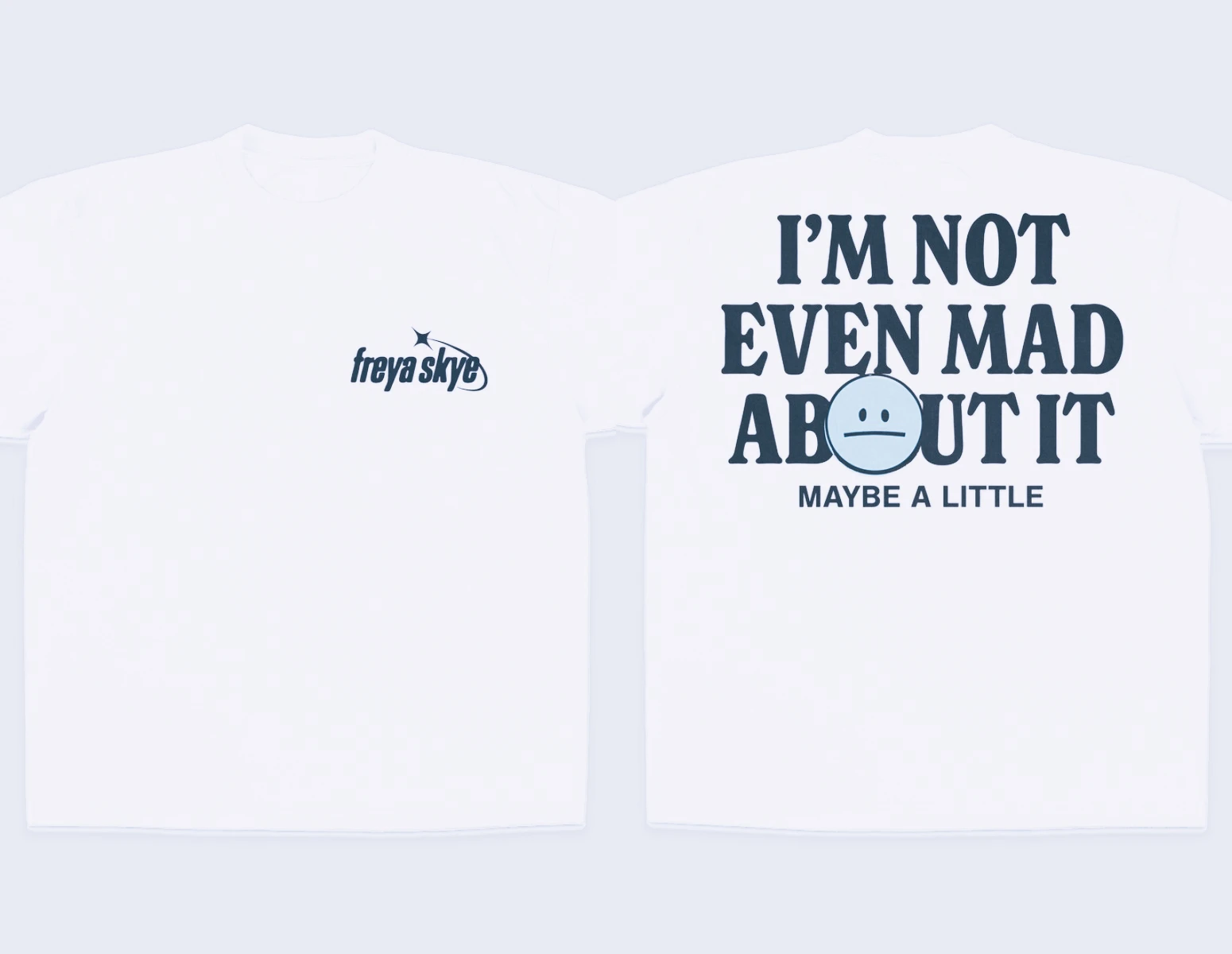 Worlds Collide Tour Freya Skye Singer gráfico de gran tamaño Y2k camiseta hombres mujeres Casual algodón Harajuku calle ropa de Hip Hop camiseta