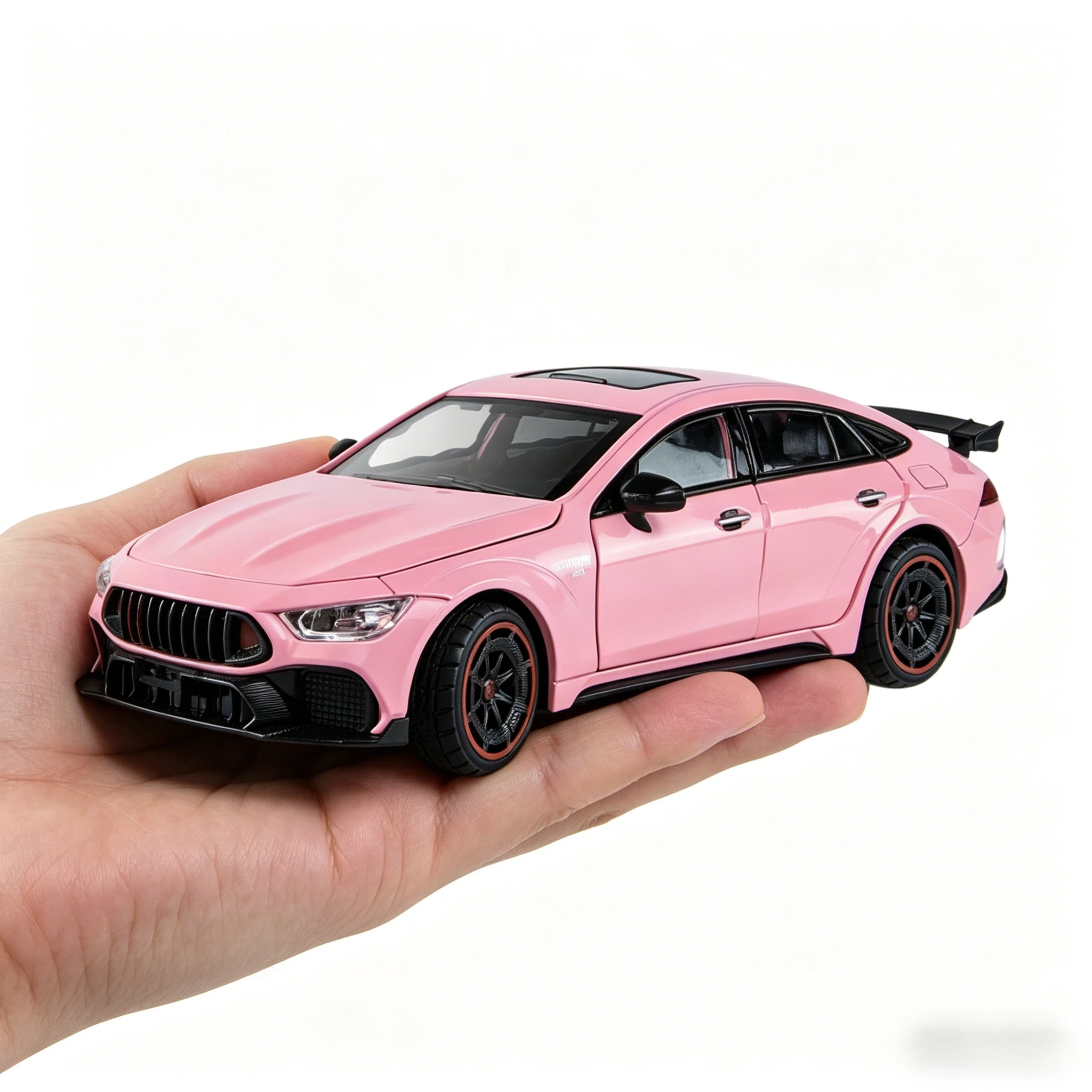 

Металлическая модель автомобиля 1:24 Mercedes-Benz 900 AMG GT63, коллекционная, с открывающимися дверями и складными боковыми зеркалами, 6 открывающихся элементов, украшение для автомобиля