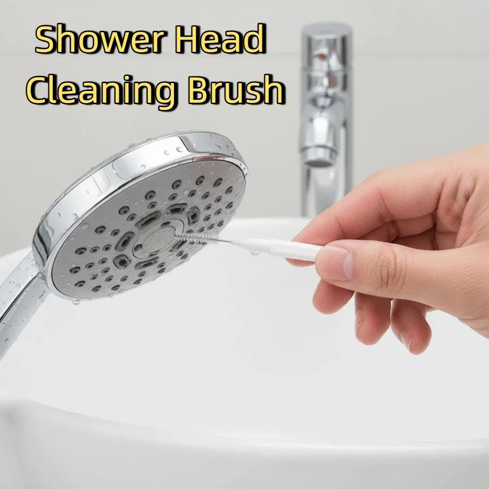 

Набор из 10 одноразовых щеток для чистки душевых леек, портативные мини-щетки с мягкой щетиной для бровей, гибкие щетки для труднодоступных мест, для домашнего использования