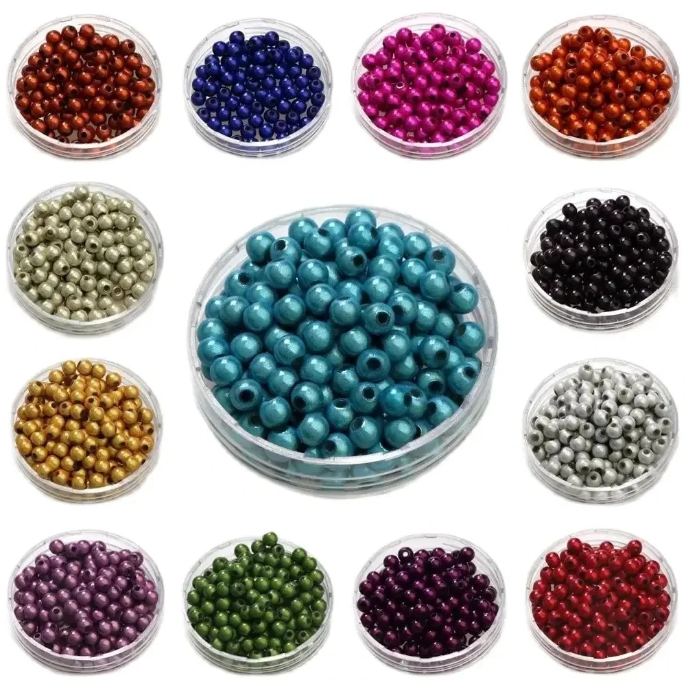 4/6/8/10mm Mixed Color 3D Illusion Miracle Beads Acrylic Spacer Fantasy DIY Necklace Bracelet Jewelry Making