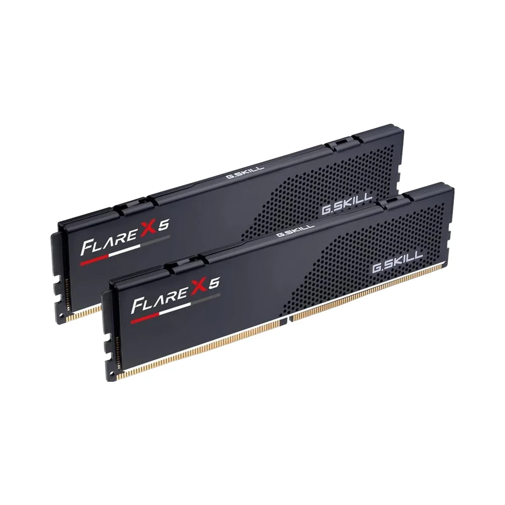 G.SKILL Flare X5 Series DDR5 RAM 32GB (2x16GB) 6000MT/s CL28 Desktop Computer Memory UDIMM Matte Black