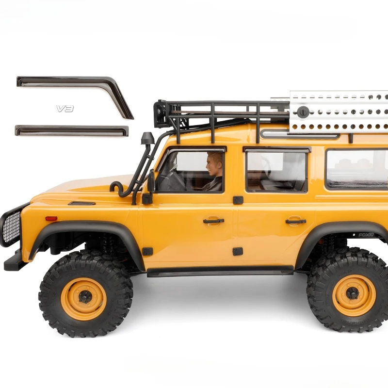 Plastica Simulare Finestra Blocco Pioggia per 1/10 RC Crawler Auto Traxxas TRX4 Defender AXIAL SCX10 Accessori