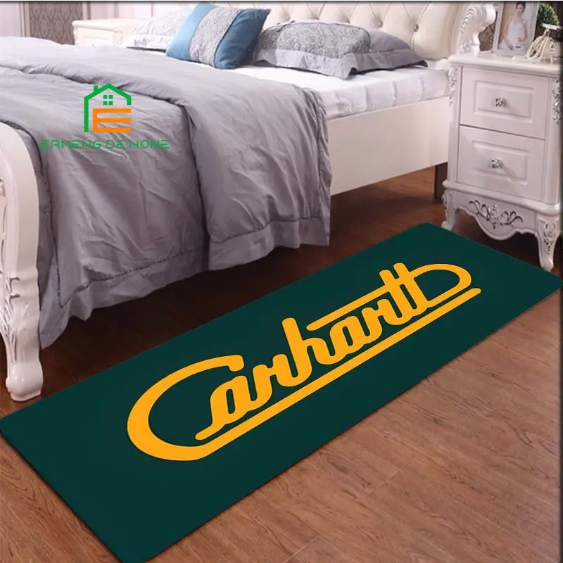 Carhartt Pattern Carpet Rug Door Mat 3D Printing Carpet Hall Bedroom Cold Fashionable Carpet 8 Sizes