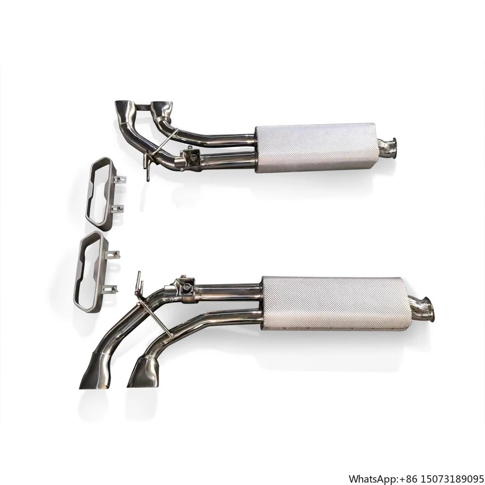 CUSKI for  G500 G63 G65 W464 High Quality and  Performance Catback Exhaust Muffler With Square Tips Improve Exhaust