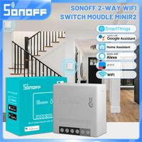 SONOFF Mini-r2 Smart Switch Diy Wifi Smart Switch Module Timer Smart Home Work With Smartthings EWelink Alexa Google Home Alice