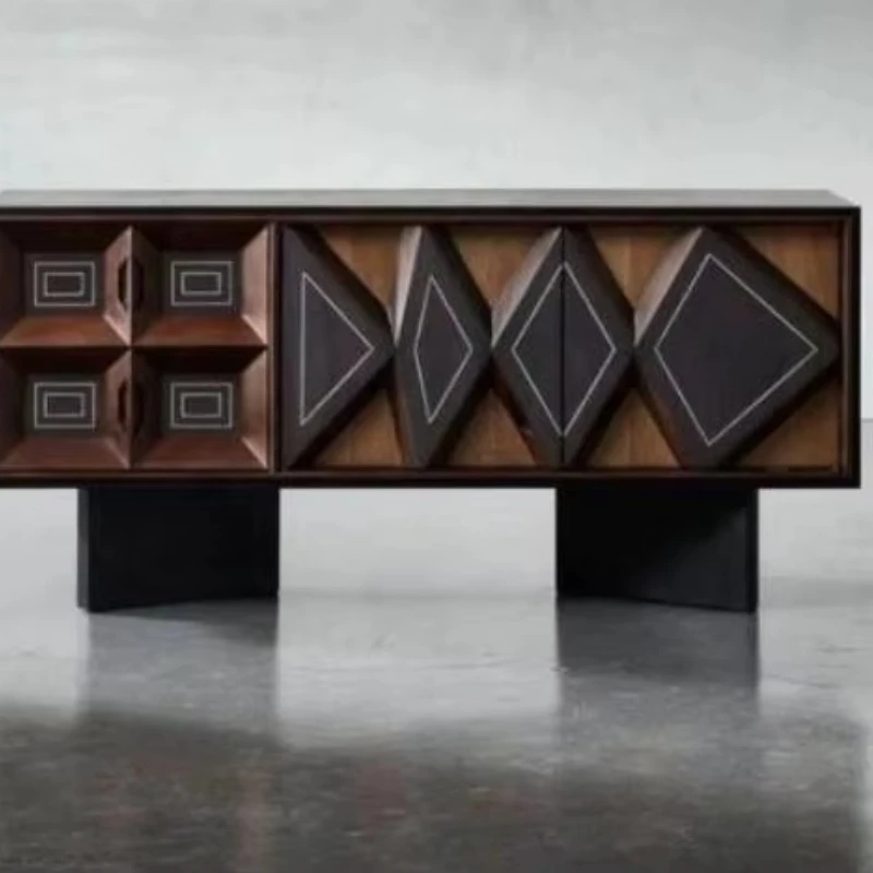 

AJJ-Q059 Simple Italian custom furniture Luxury modern furniture custom factory living room cabinet