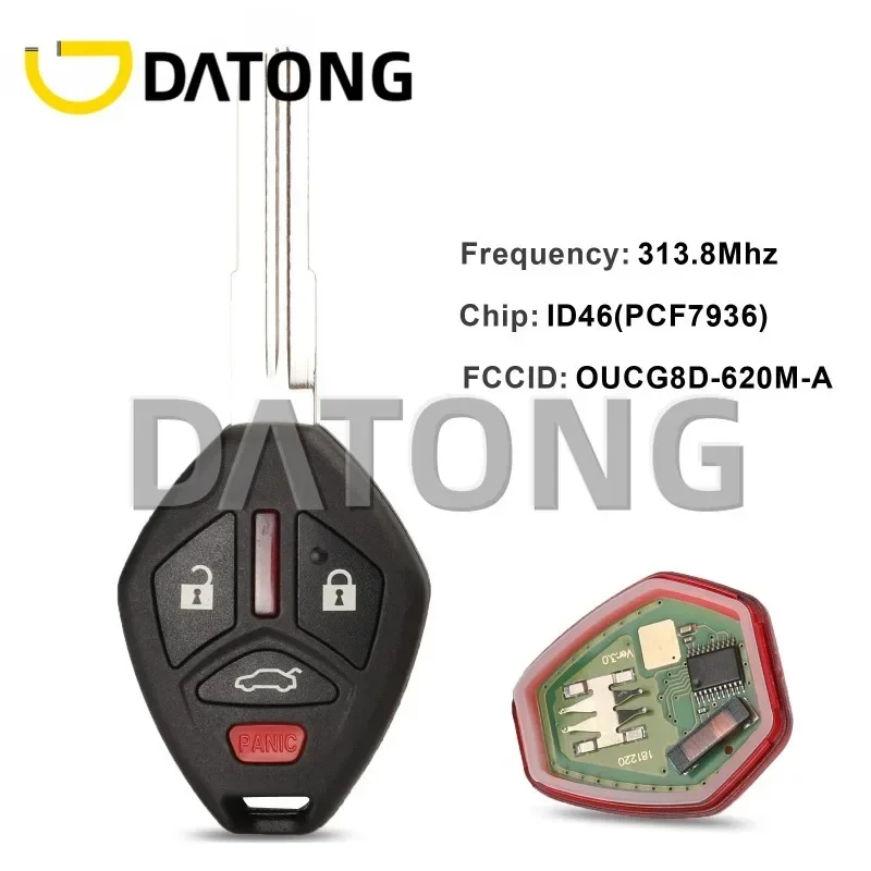 

CHANKey Transponder Chip ID46 For Mitsubishi OUCG8D-620M-A 313.8Mhz Galant Eclipse 2007-2012