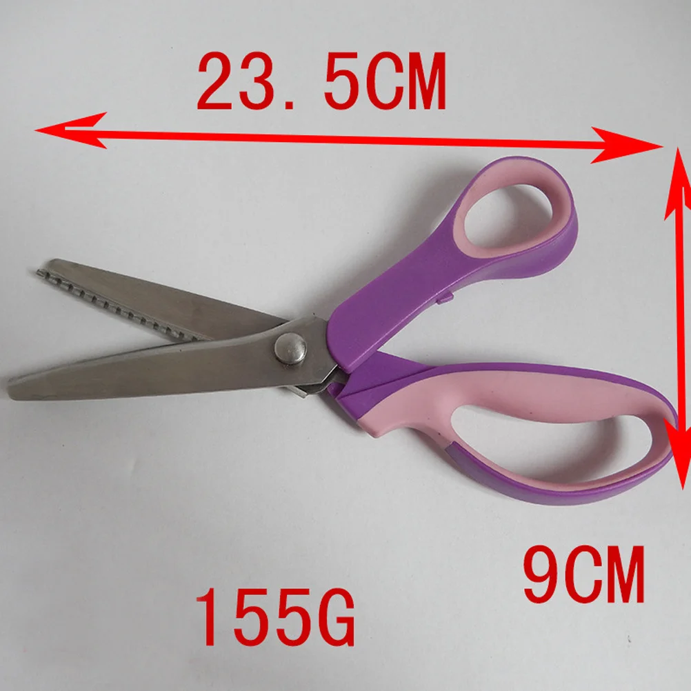 9.3 Polegada tesoura de aço inoxidável alça anatômica rolamento de esferas conjunta artesanato tesouras para tecido papel pinking alfaiate costura
