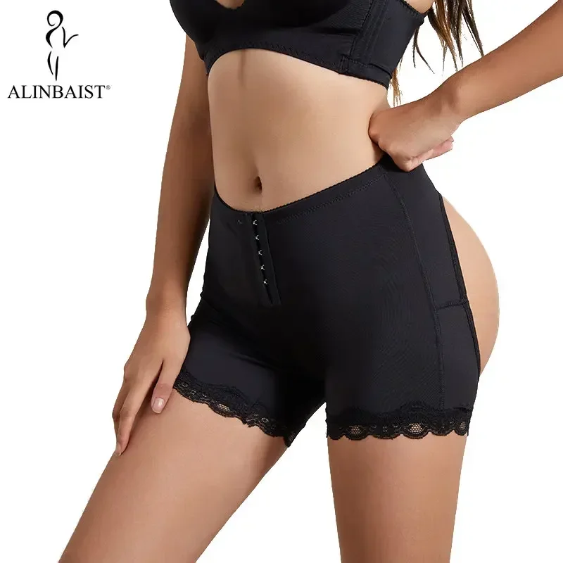 Women Butt Lifter Panties Shaper Shapewear Tummy Control Hook Closure Body Shaper Boyshorts Underwear Butt Lifting Bbl Shorts