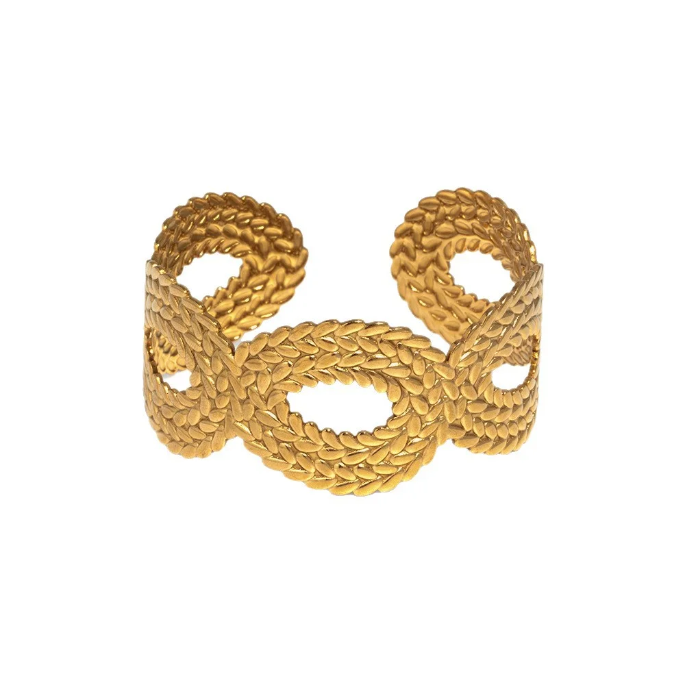 سوار من الفولاذ المقاوم للصدأ برمز لا نهائي عصري، مقاوم للماء، مجوهرات نسائية معدنية ثقيلة خالية من الصدأ، سوار للزوجين #5