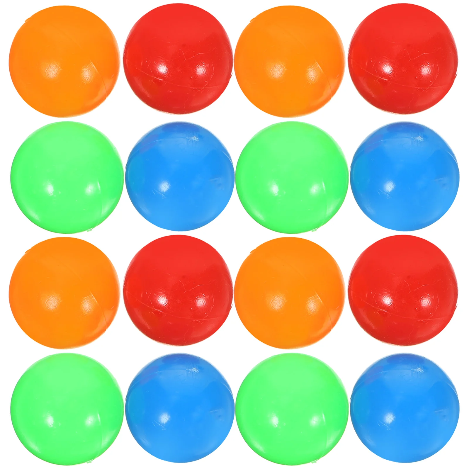 About 120pcs Game Replacement Balls Plastic Colorful Games Beads Game Toy (Random Color) Game Beans Beans Bead