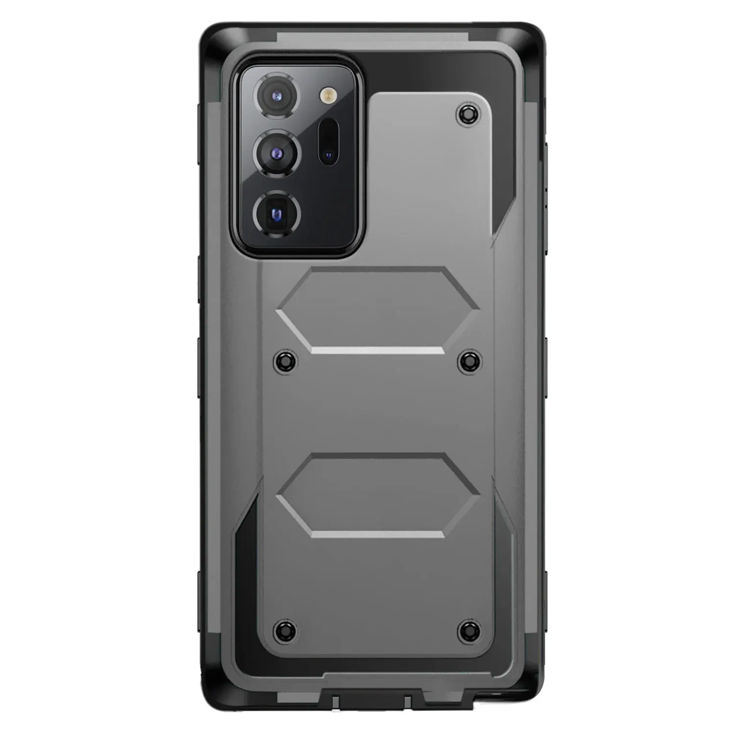 For Samsung Galaxy Note 20/Note 20 Ultra 5G Phone Case Shockproof Protective Heavy Duty Rugged Hybrid Cover Gray