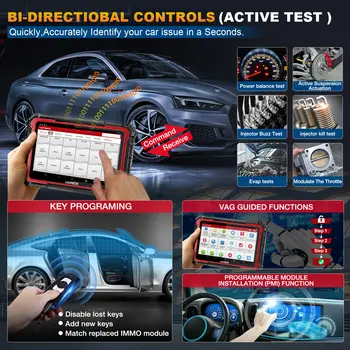 Spuštění X431 PRO Elite Pro 5 Obousměrný diagnostický skener OBD2 pro automobily s kódováním klíčů 8 nejlepší prodej Skener VCO 960 Diesel Precor - №3