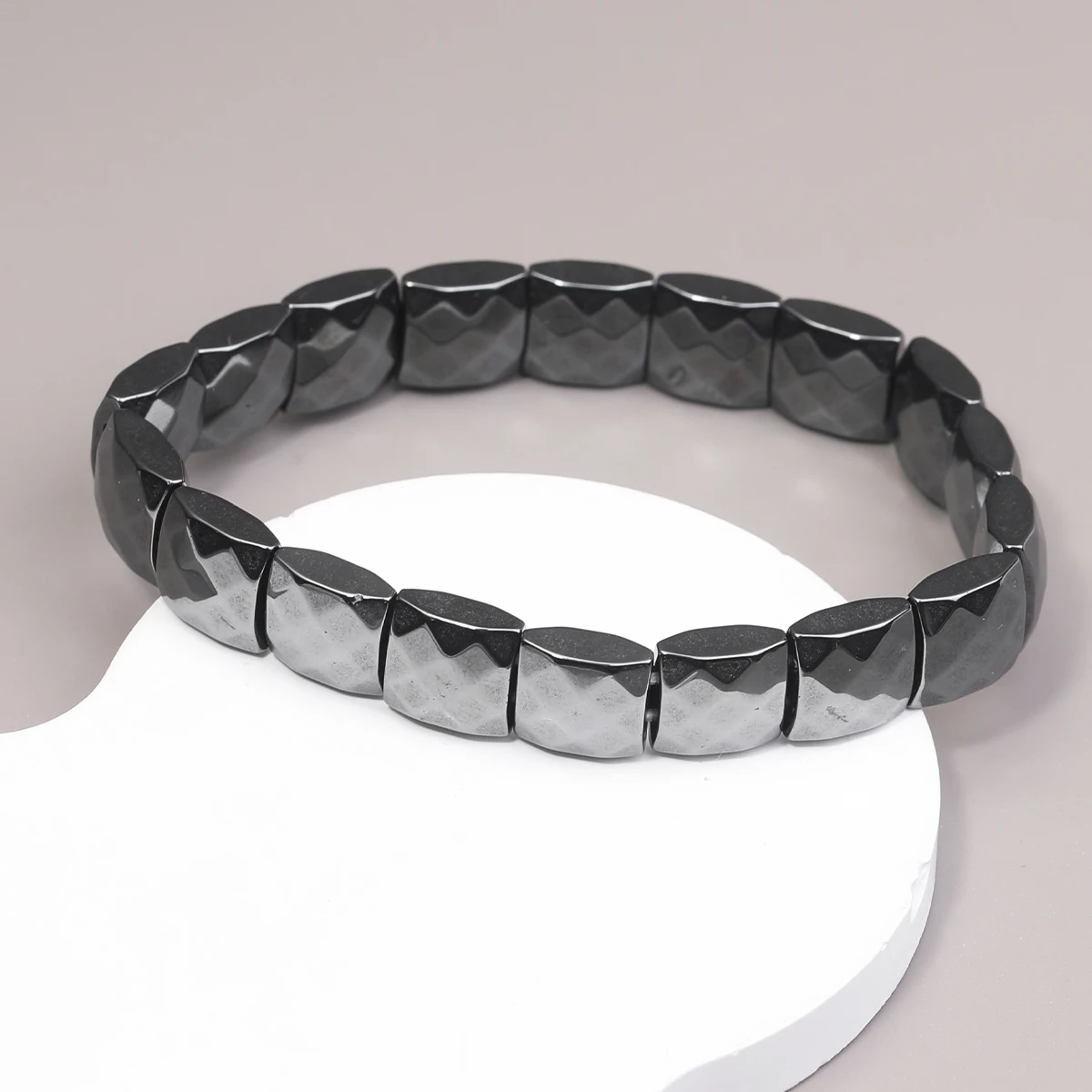 Hämatit-Armband, unterstützt natürliche T-Levels, stellt Vertrauen wieder her, wirkt Mental Clarity & Focus 2025, neues Hämatit-Armband für Herren – Detail 7