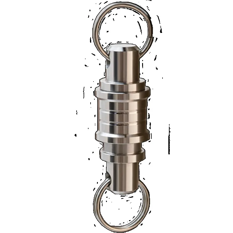 Titanium Alloy Quick Release Keychain EDC Tool Stainless Steel Swivel Ring Car Key Holder Hanging Accessory